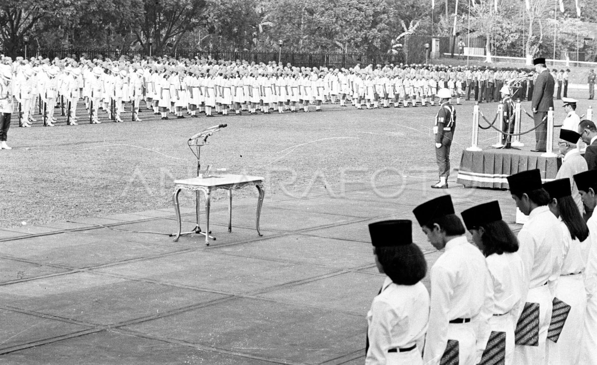 Presiden Soeharto Pimpin Upacara Hari Kesaktian Pancasila Antara Foto