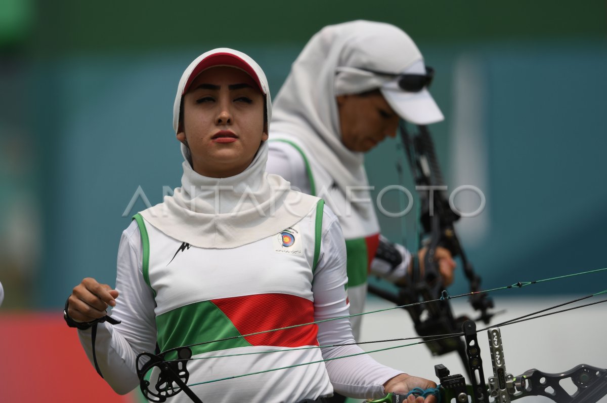 Panahan Iran Gagal Di Compound Women Team Antara Foto