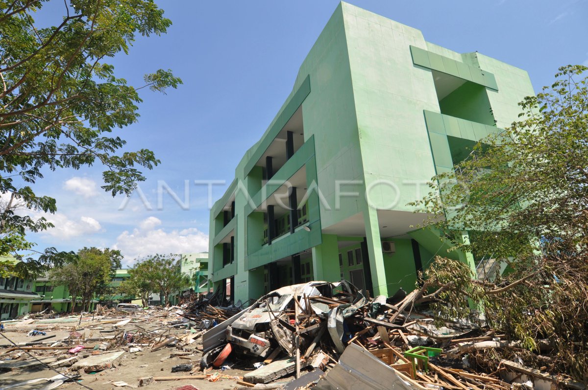 KERUSAKAN GEDUNG IAIN AKIBAT GEMPA PALU ANTARA Foto