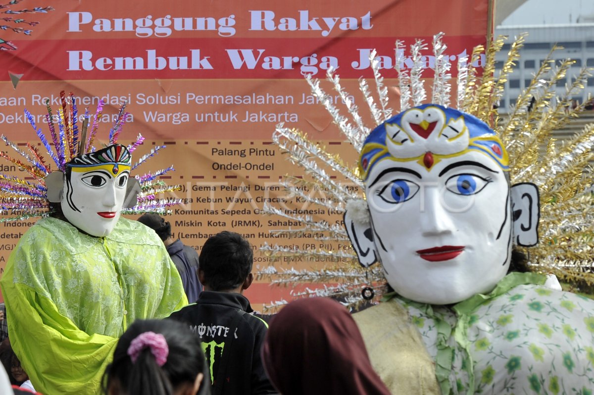 REMBUG WARGA JAKARTA ANTARA Foto