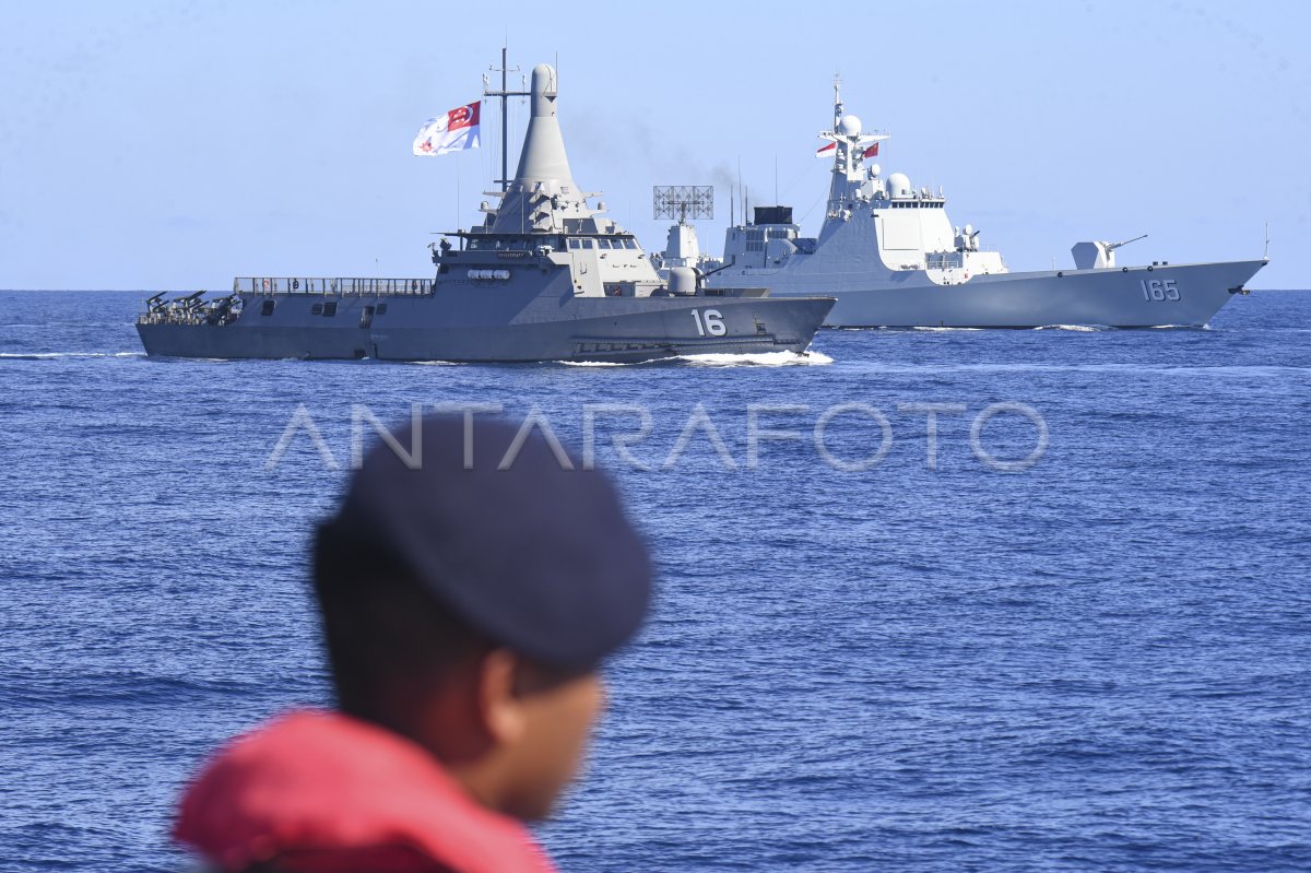 Sea Phase Multilateral Naval Exercise Komodo 2023 ANTARA Foto