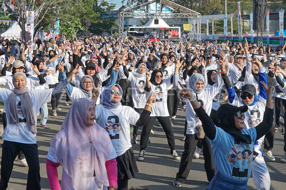 Dukungan Milenial Aceh Untuk Prabowo Gibran Antara Foto