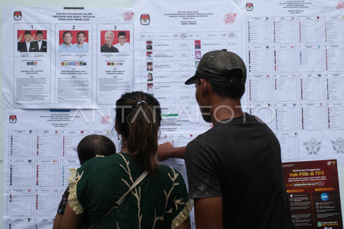 Pemungutan Suara Ulang Pemilu Di Surabaya Antara Foto