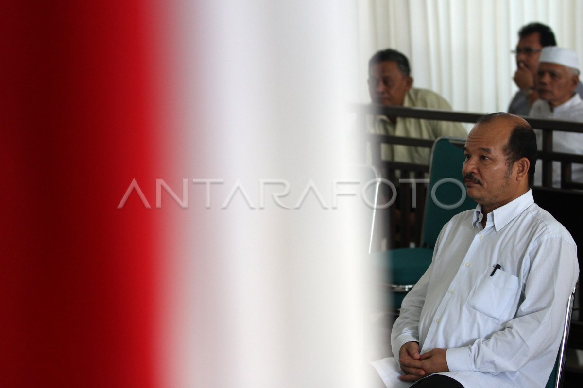 Sidang Korupsi Rektor Unsyiah Antara Foto