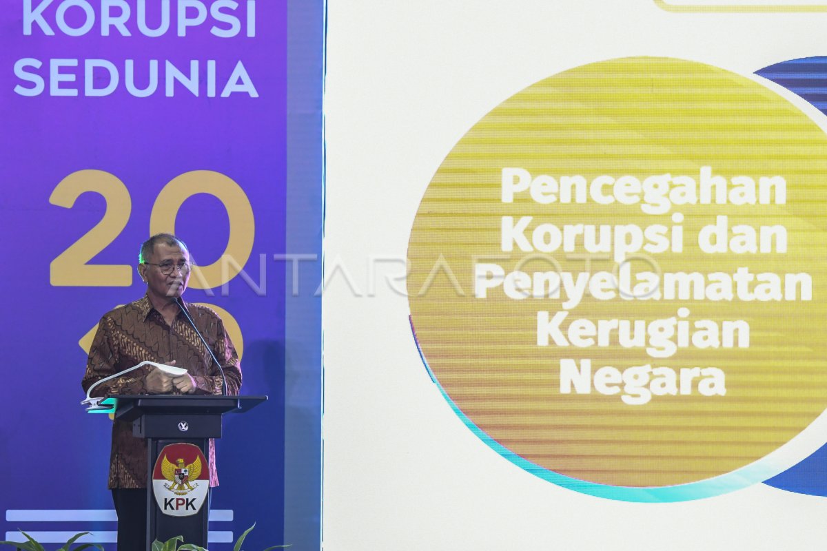 Peringatan Hari Antikorupsi Sedunia Antara Foto