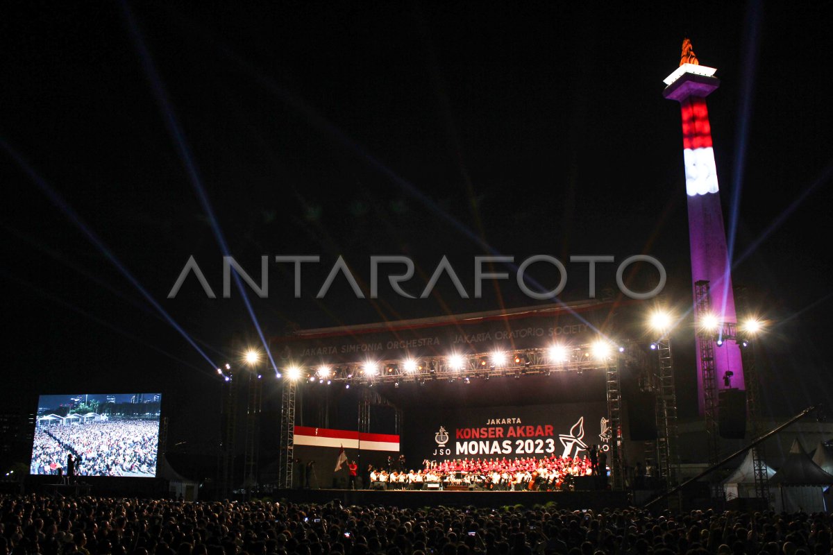 Konser Akbar Monas Antara Foto