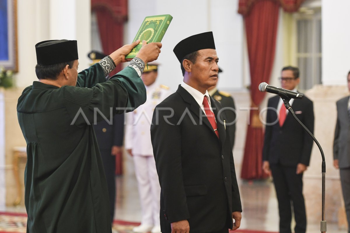 Amran Sulaiman Dilantik Menjadi Menteri Pertanian ANTARA Foto