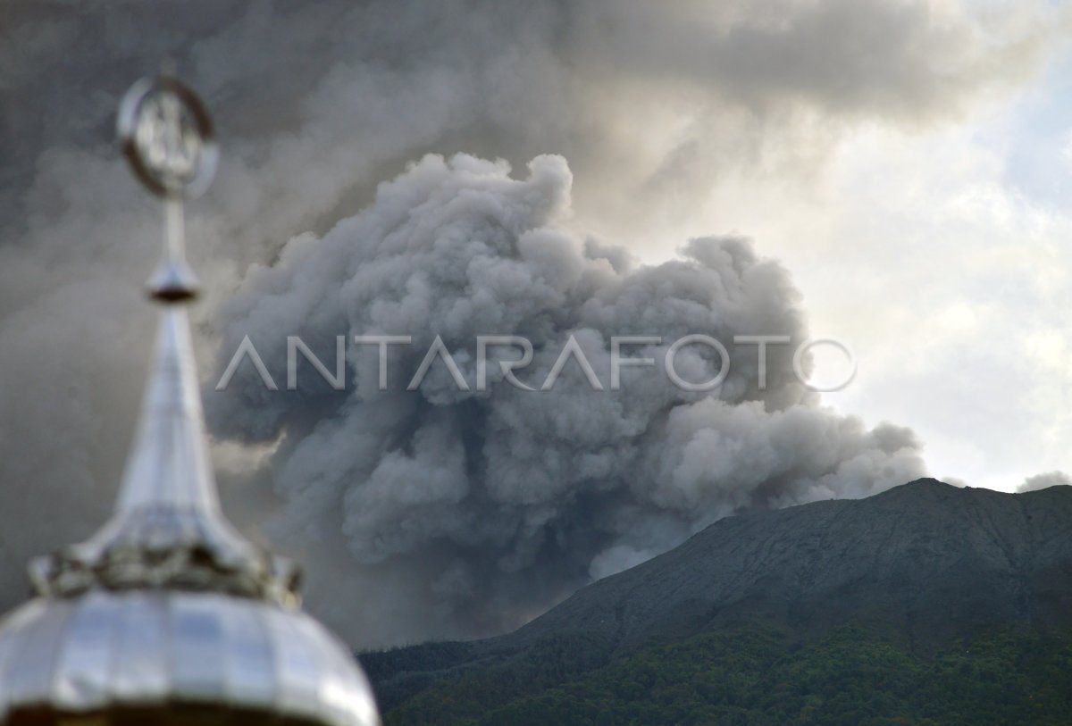 Gunung Marapi Kembali Erupsi ANTARA Foto