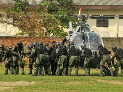 LATIHAN PENGAMANAN VVIP ANTARA Foto