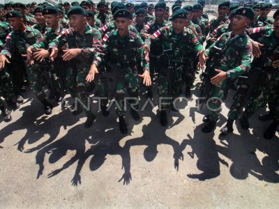 Kedatangan Satgas Pamtas Ri Papua Nugini Di Aceh Antara Foto