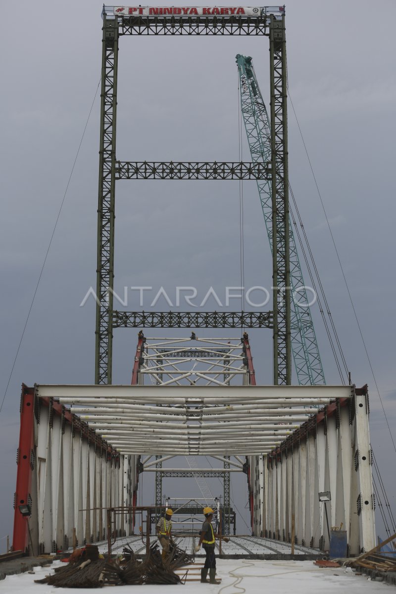 Pembangunan Jembatan Musi Vi Antara Foto