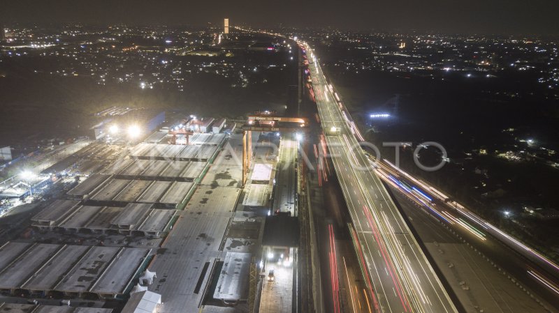 Progres Pembangunan Kereta Cepat Jakarta Bandung Antara Foto