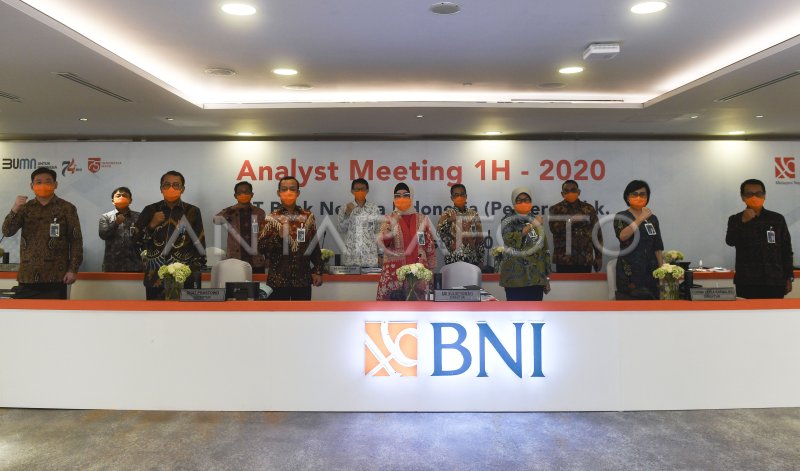 PAPARAN KINERJA BNI SEMESTER I 2020 ANTARA Foto