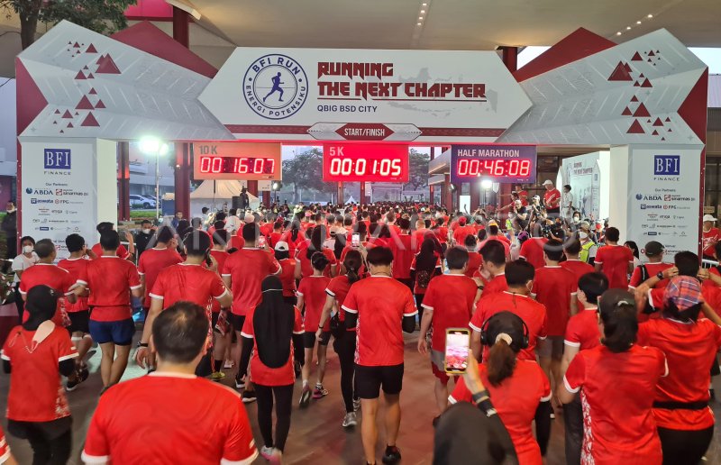 LOMBA LARI BFI RUN 2022 ANTARA Foto