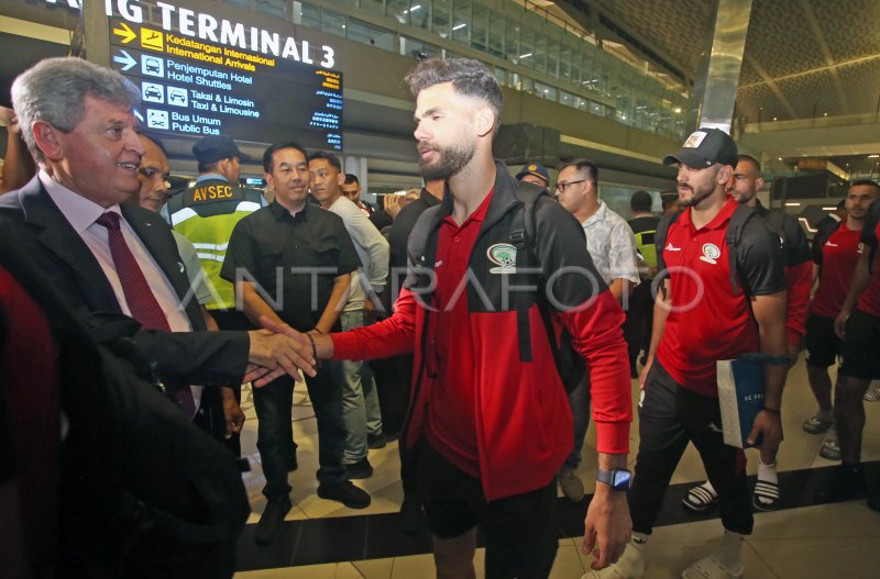 Timnas Palestina Tiba Di Jakarta Antara Foto