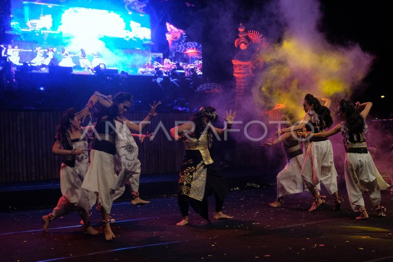 PEMENTASAN KESENIAN SANUR VILLAGE FESTIVAL 2019 ANTARA Foto