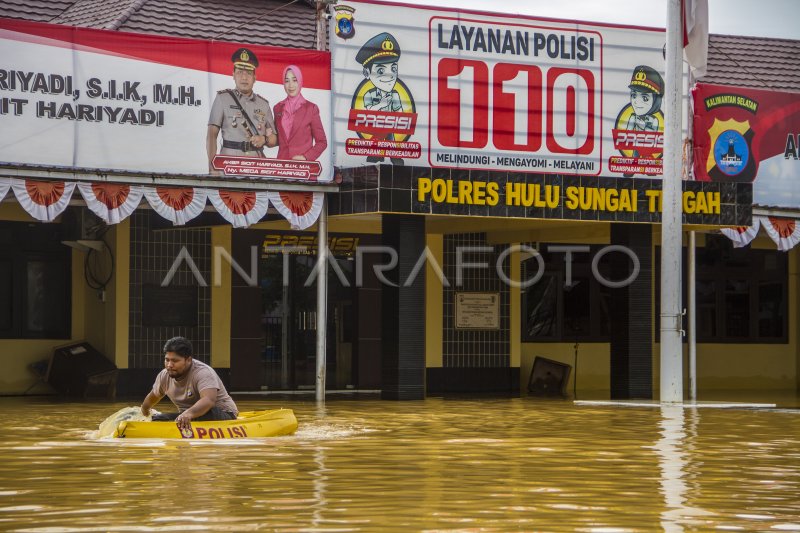 PEMKAB HST TETAPKAN STATUS TANGGAP DARURAT BENCANA ANTARA Foto