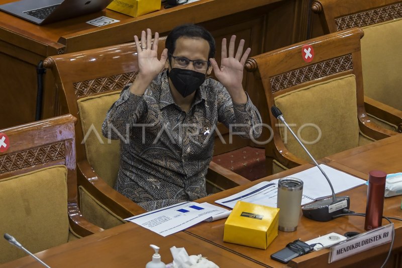 Raker Mendikbudristek Dengan Komisi X Dpr Ri Antara Foto