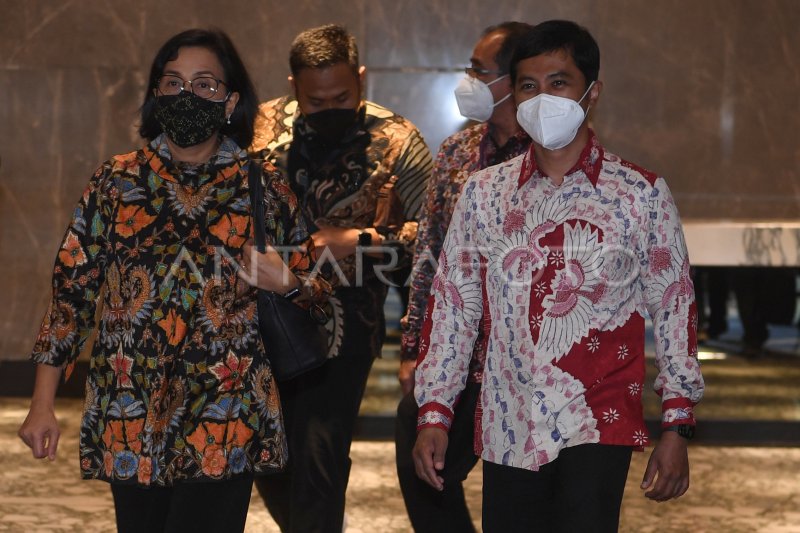 BILATERAL MENKEU DENGAN DIREKTUR EKSEKUTIF GLOBAL FUND ANTARA Foto