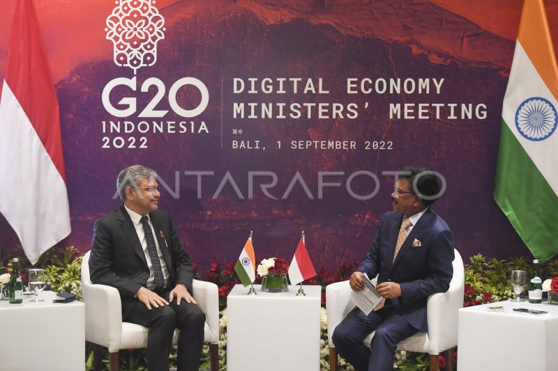 Pertemuan Bilateral Menkominfo Menteri Teknologi Informasi India