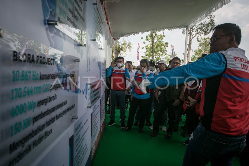 Peresmian Hutan Pertamina Ugm Di Blora Antara Foto