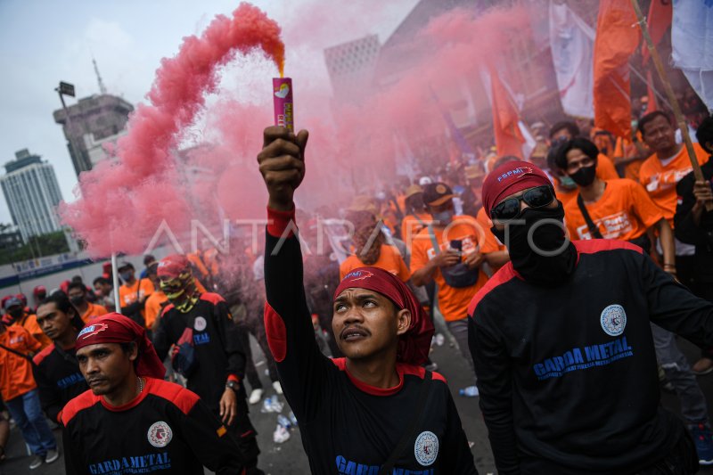 Hari Buruh Internasional Di Jakarta Antara Foto