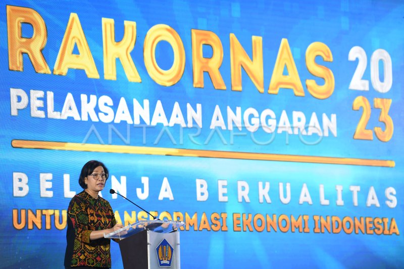 Rakornas Pelaksanaan Anggaran 2023 ANTARA Foto