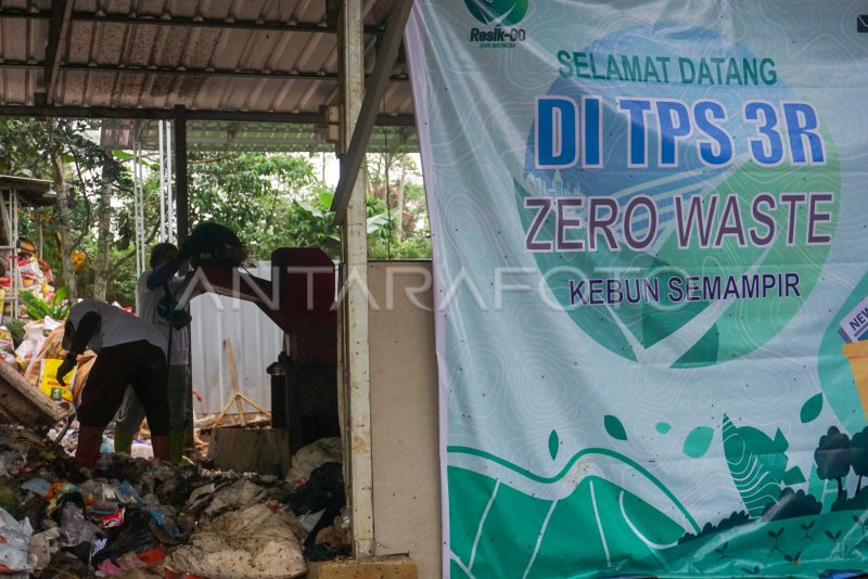 Pengolahan Sampah Zero Waste Antara Foto