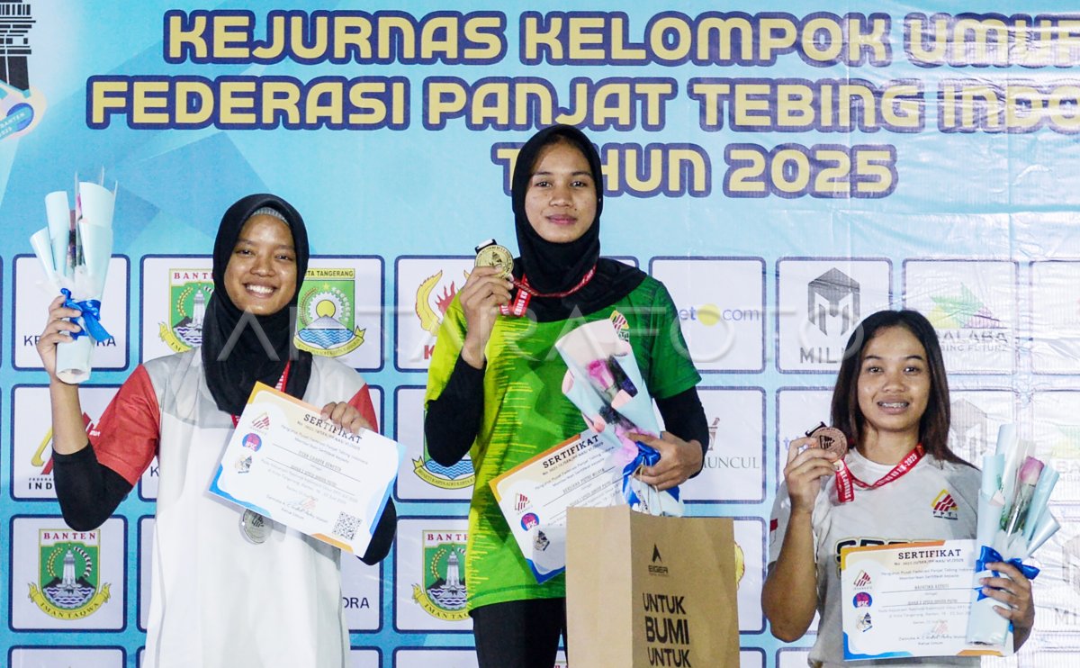 Final speed Junior Putri Kejurnas Panjat Tebing 2025