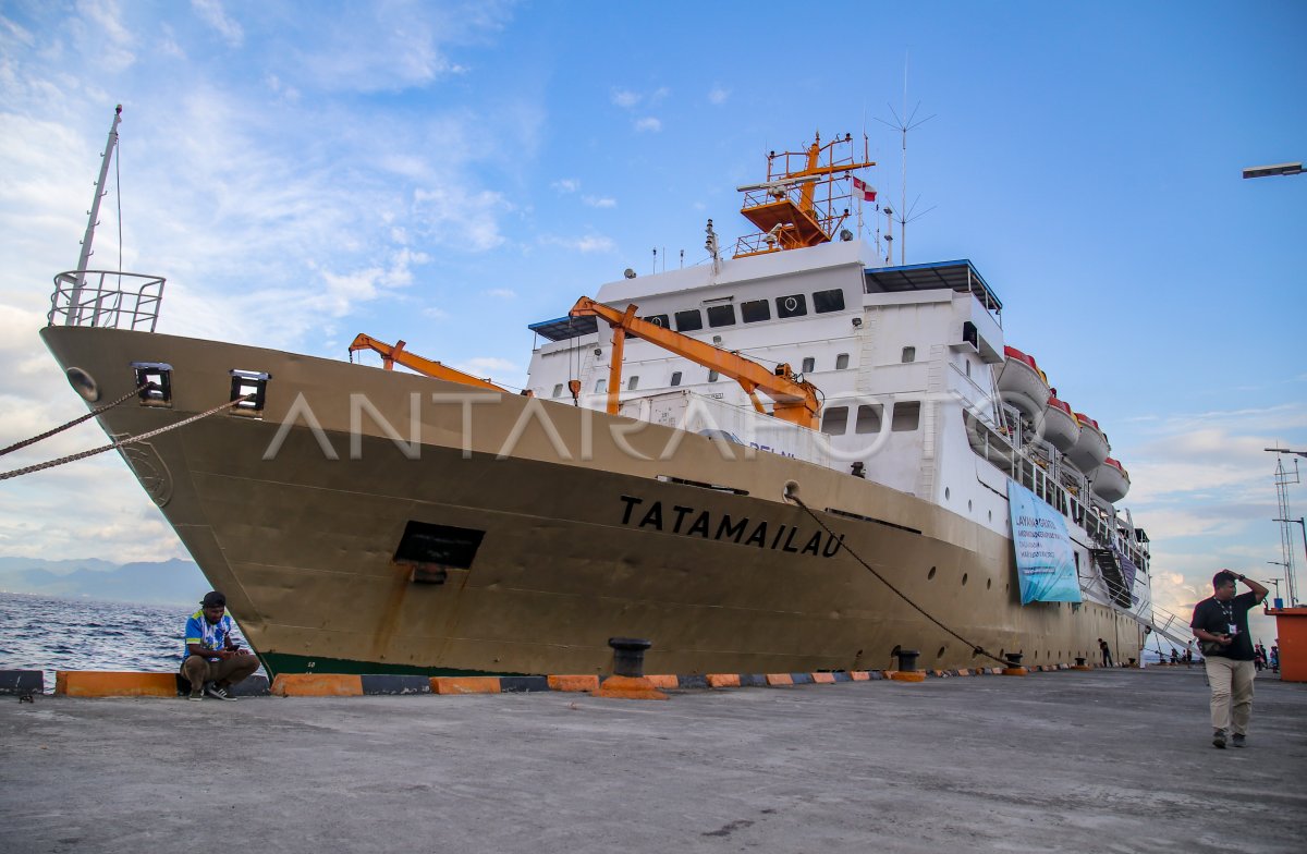 KM Tatamailau es un hotel flotante en Nusantara Day | ANTARA Foto