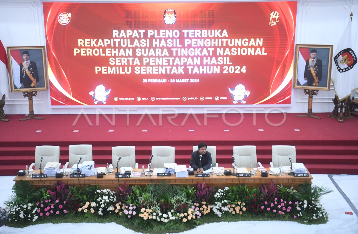 Rekapitulasi Nasional Untuk Suara Luar Negeri | ANTARA Foto