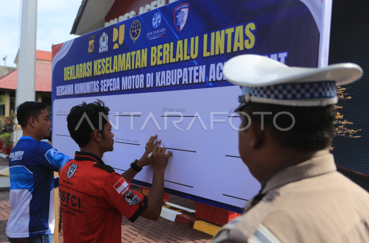 Deklarasi keselamatan berlalu lintas di Aceh Barat