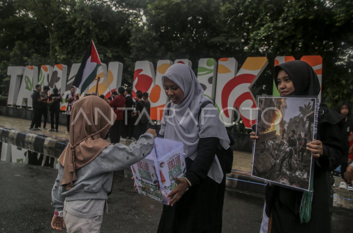 Aksi peduli Palestina di Ternate