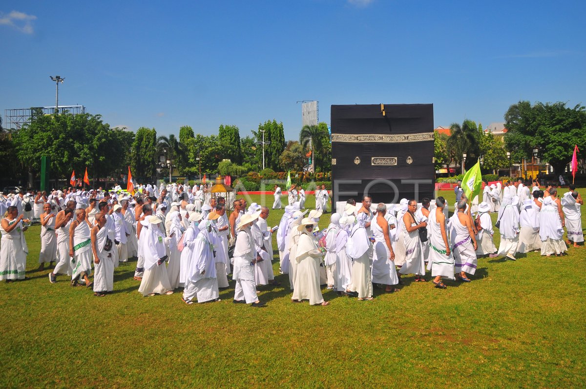 Manasik jamaah calon haji di Kudus