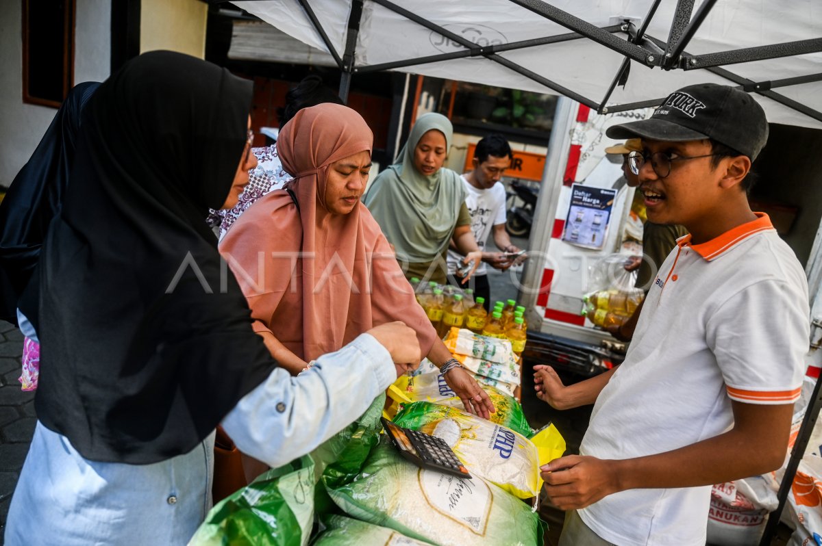 Gerakan Pangan Murah Di Jakarta Antara Foto