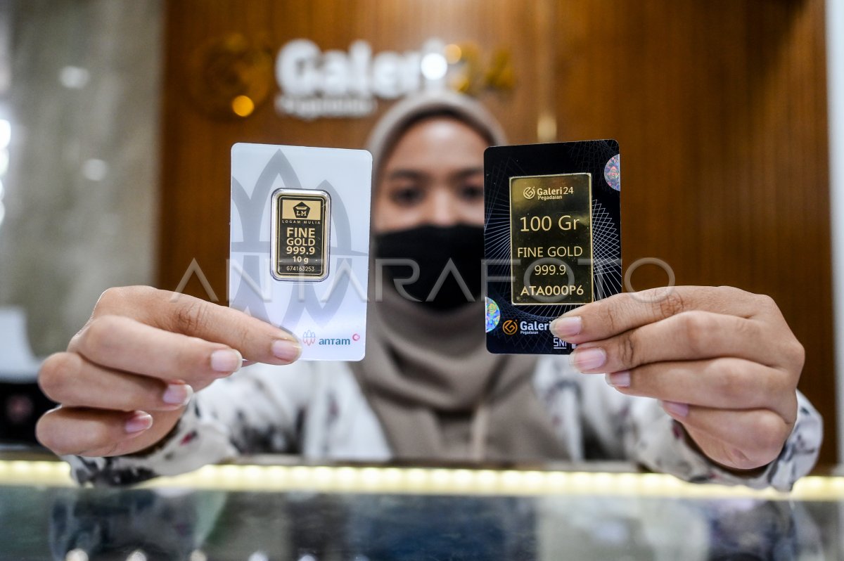 Harga emas cetak rekor tertinggi | ANTARA Foto