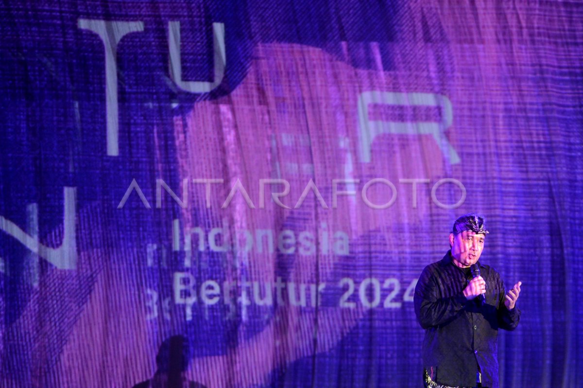 Pembukaan festival Indonesia Bertutur 2024 | ANTARA Foto