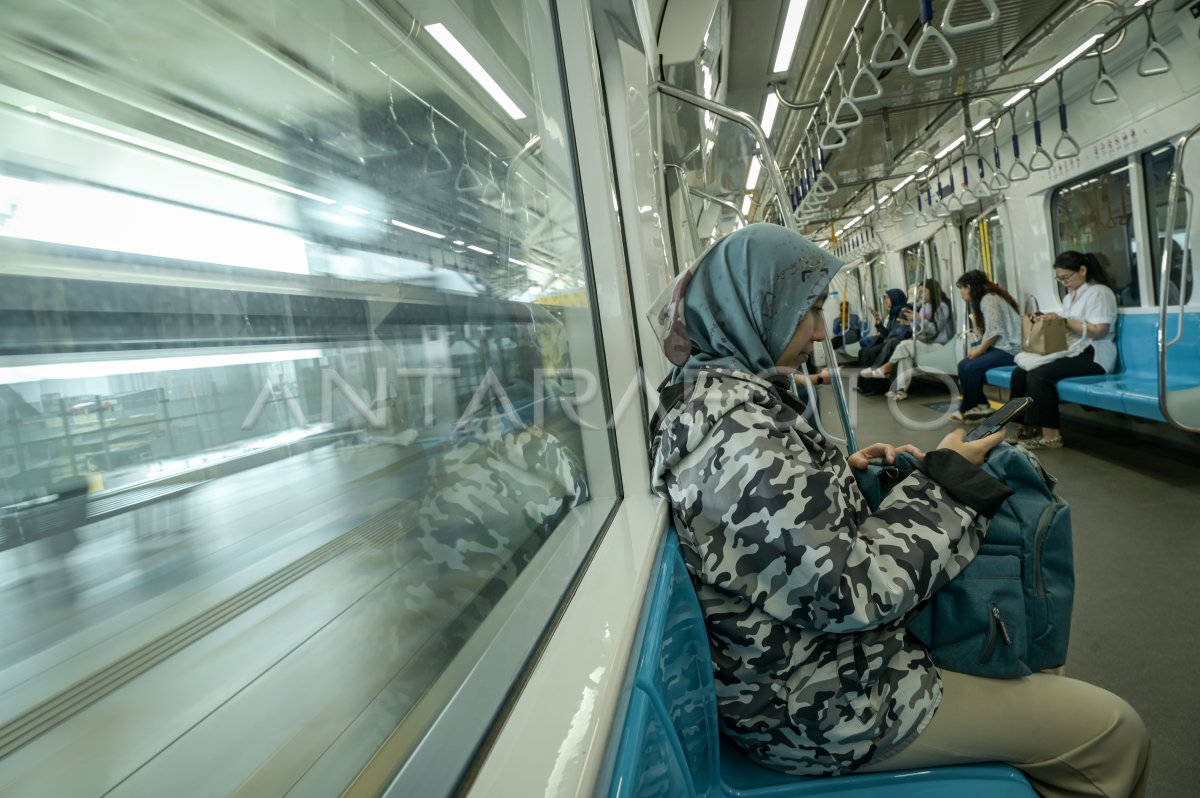 Kenaikan jumlah penumpang MRT Jakarta