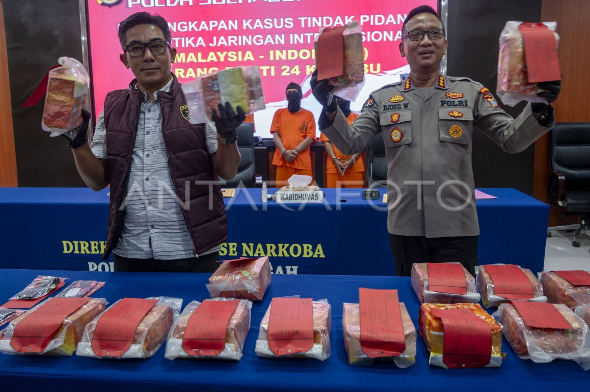 Pengungkapan kasus narkotika jaringan internasional di Palu