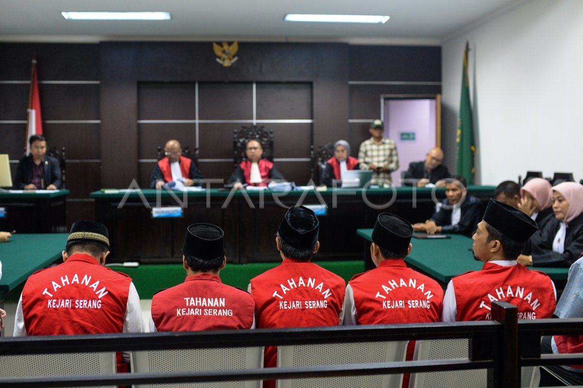 Sidang putusan kasus pabrik narkotika di Serang