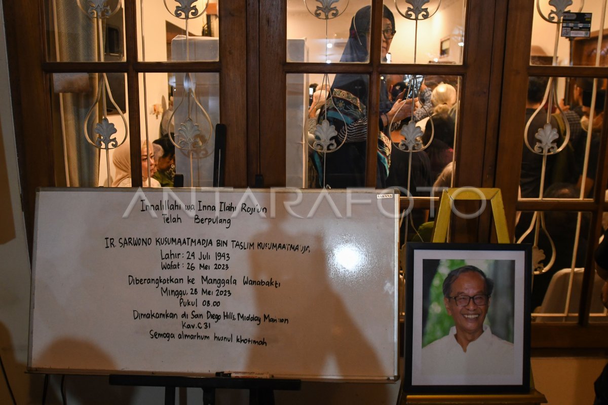 Jenazah former Minister of Sarwono arrived in Indonesia ANTARA Foto