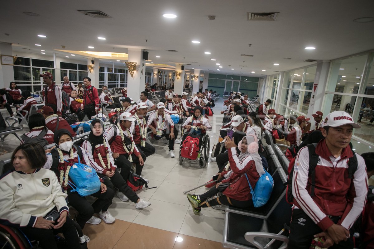The arrival of athletes Asean Para Games