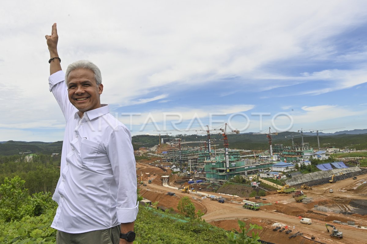 Ganjar Pranowo visité IKN