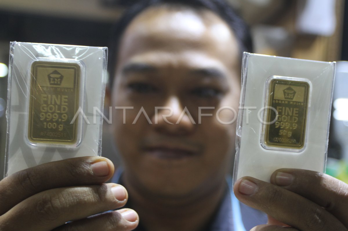 early-gold-price-fluctuation-of-2024-antara-foto