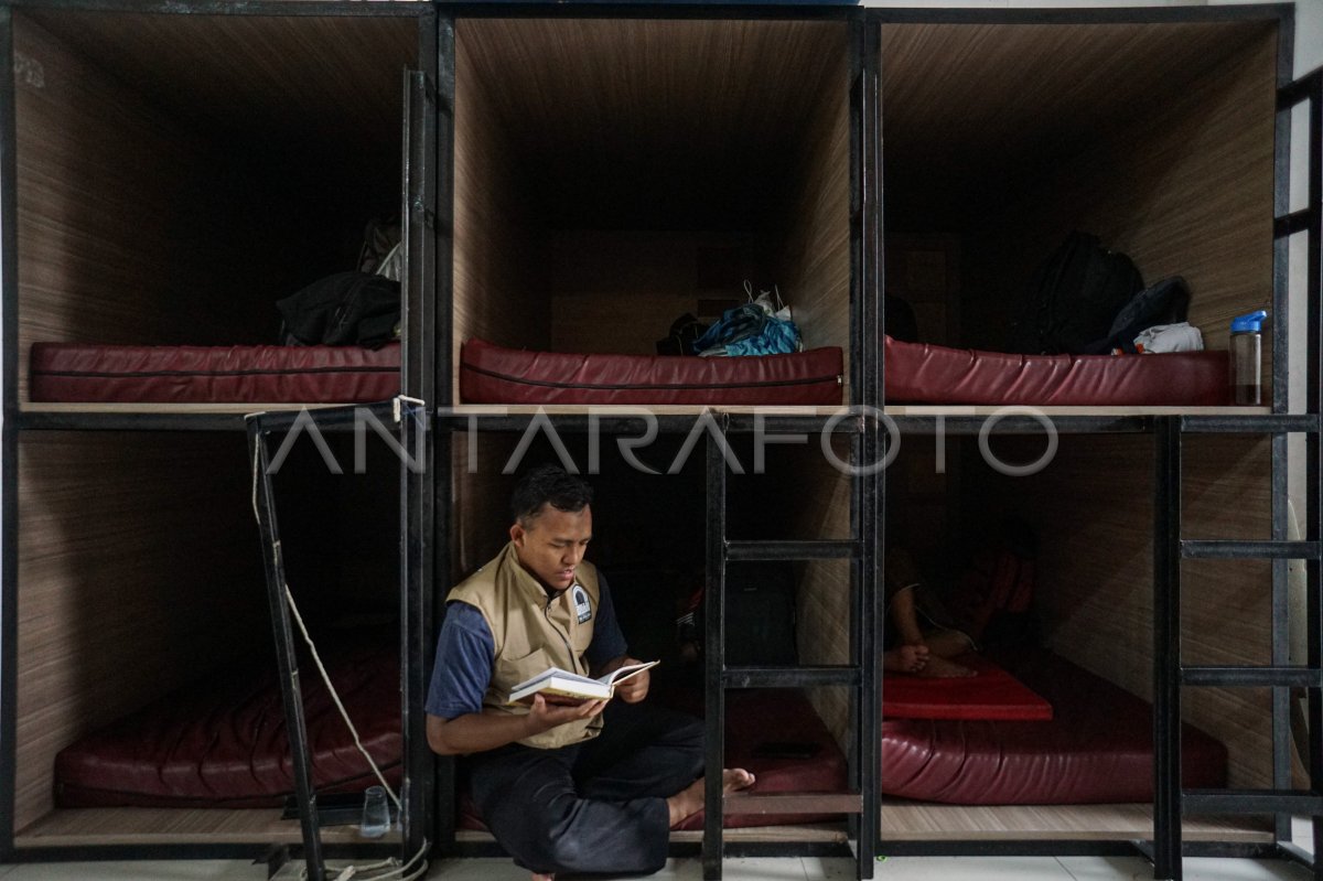 Tempat istirahat gratis pemudik dan musafir di masjid