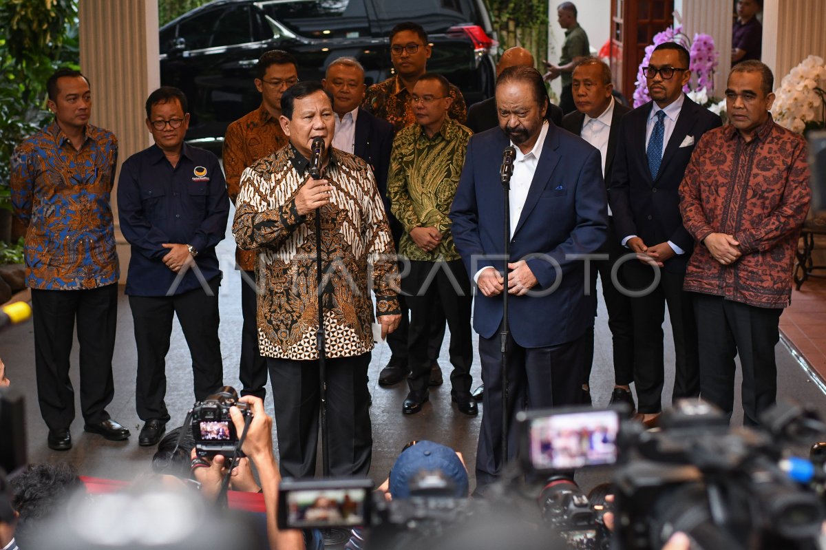 Party NasDem support government Prabowo Subianto
