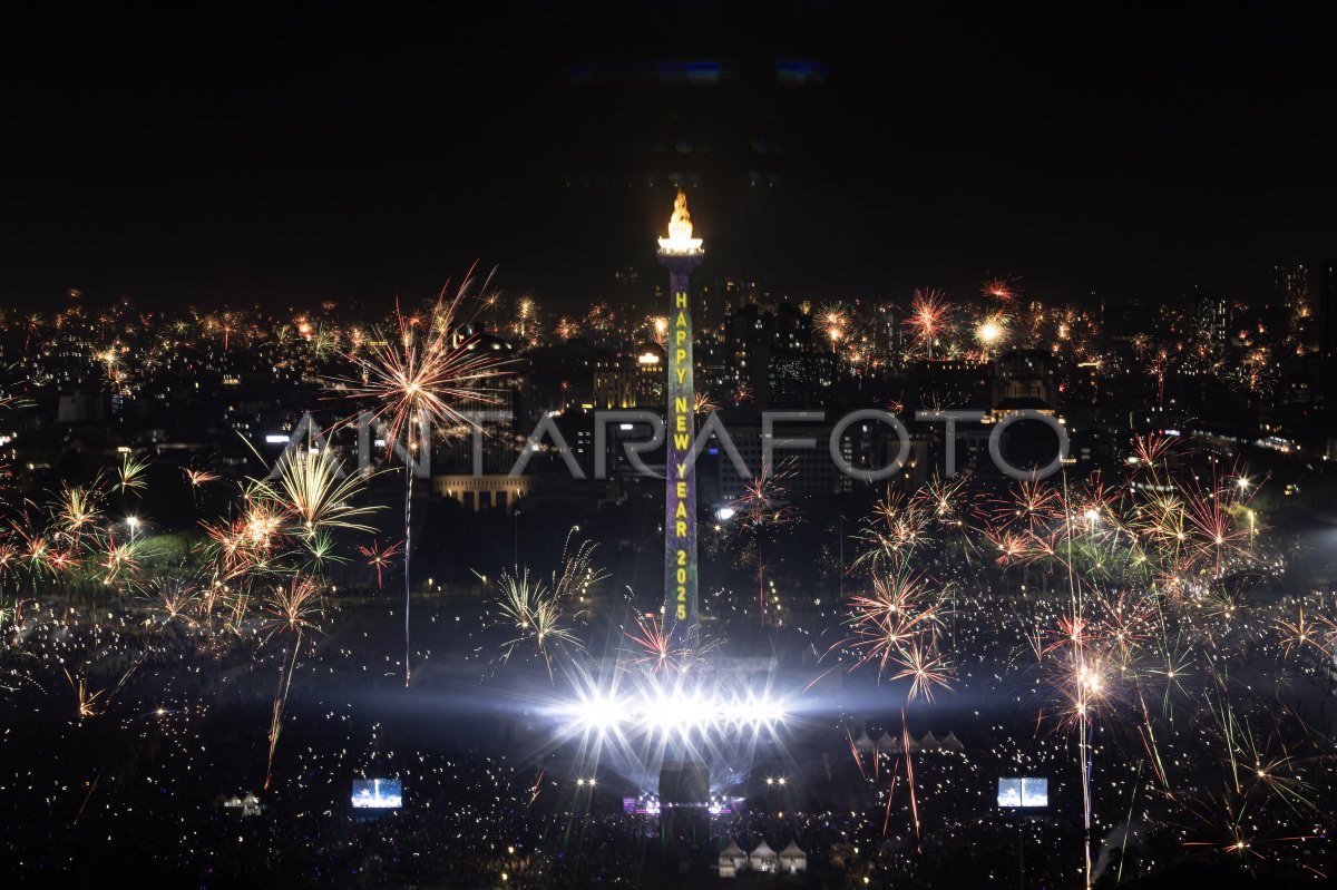 2025 New Year Celebration in Monas | ANTARA Foto