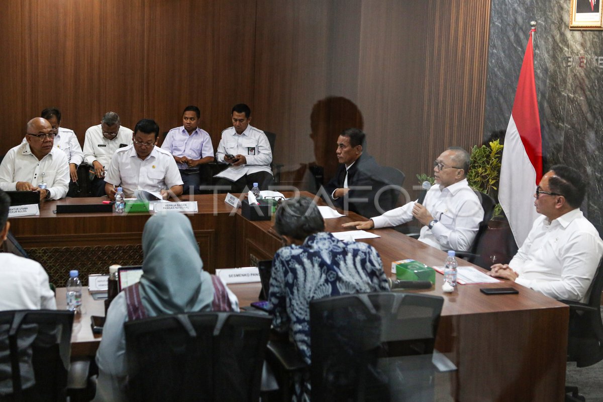 Rapat koordinasi bidang pangan