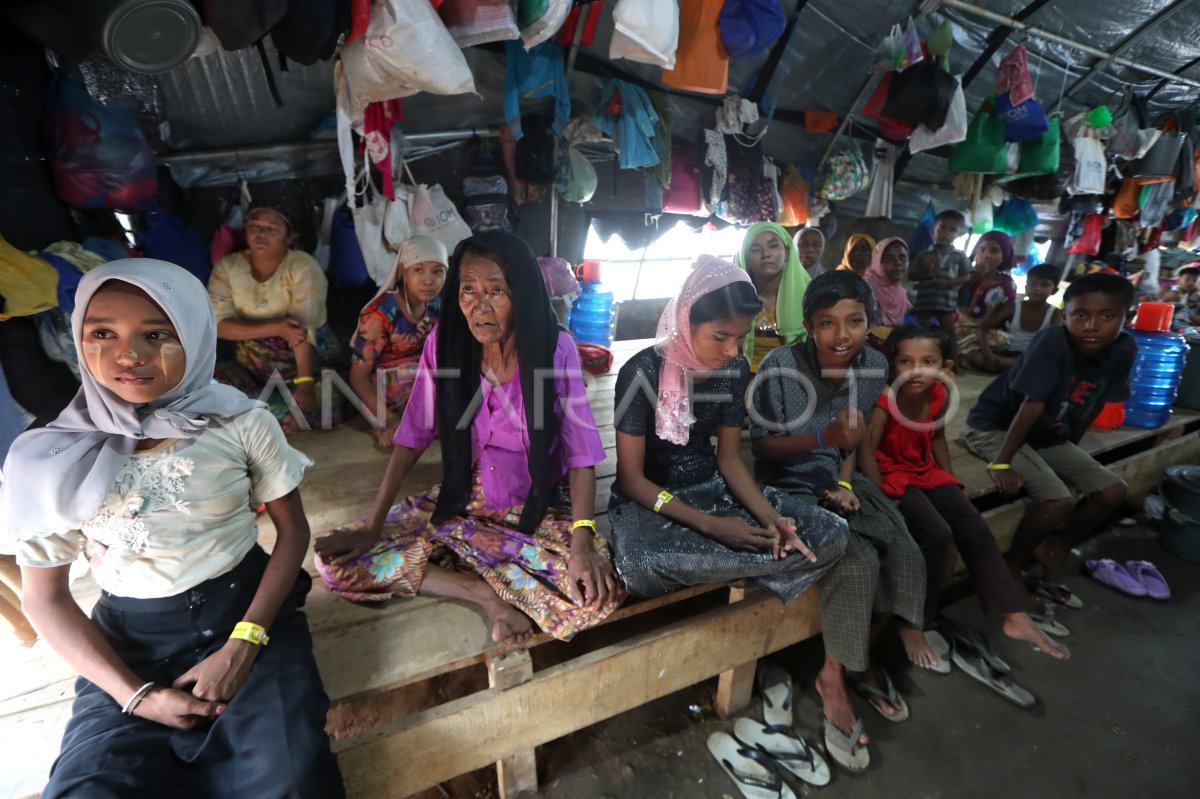 Imigran etnik Rohingya di Aceh Timur