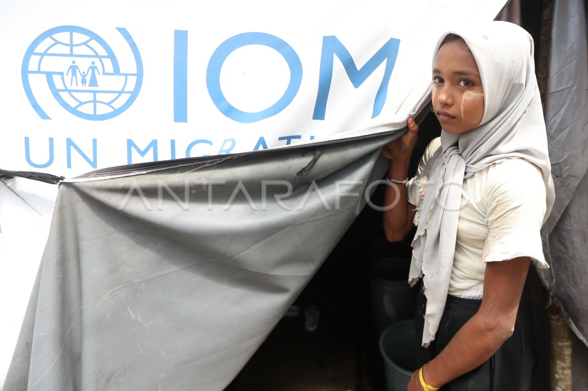 Imigran etnik Rohingya di Aceh Timur